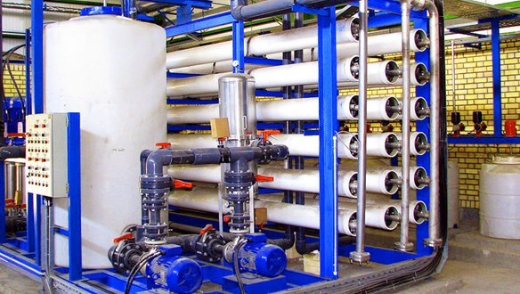 Blowdown Water Treatment System of Shahid Mofateh Power Plant (RO Method)