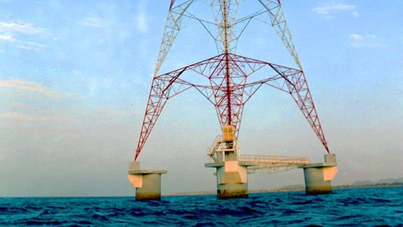 Qeshm Island 230 kV Double Circuit Marine Crossing Transmission Line
